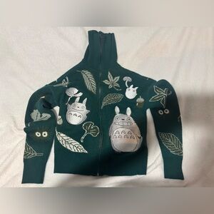 Green Totoro Zip Up